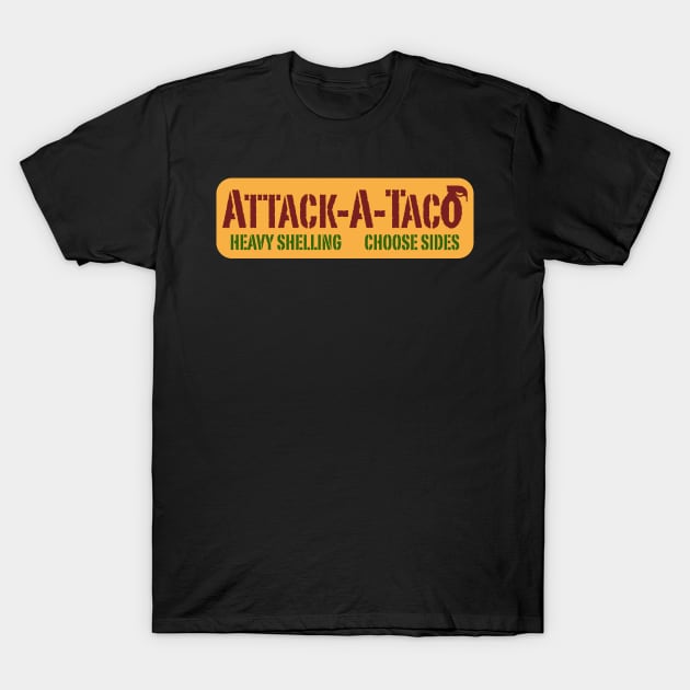 Attack-A-Taco T-Shirt by MBK